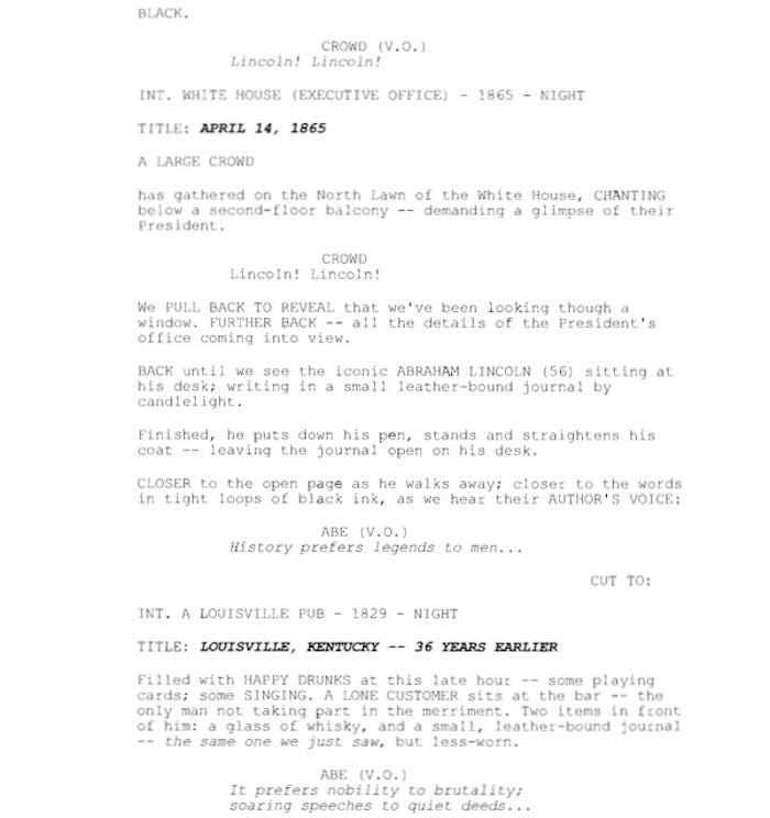 Page One: “Abraham Lincoln: Vampire Hunter” (2012)
