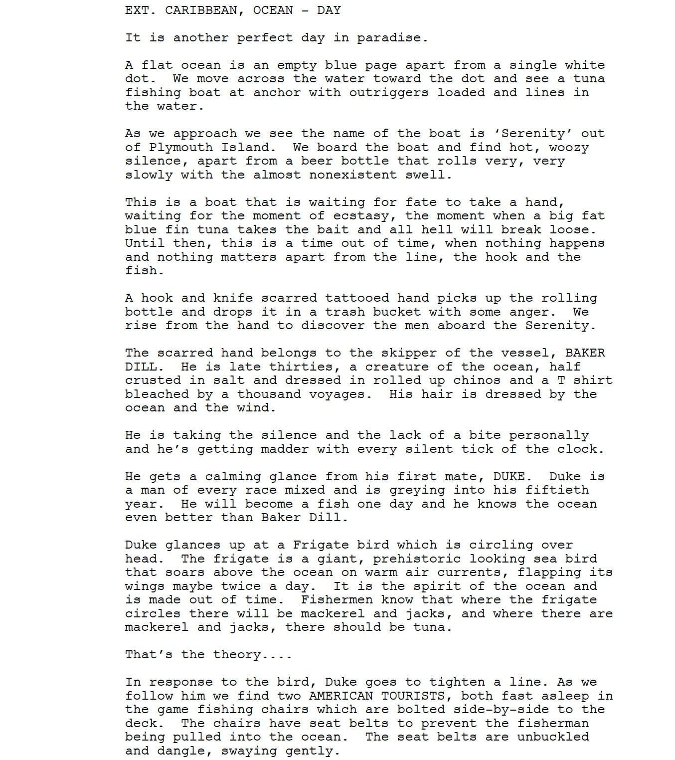 Page One: “Serenity” (2019)