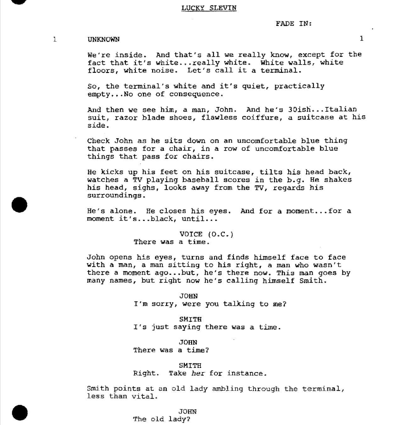 Page One: “Lucky Number Slevin” (2006)