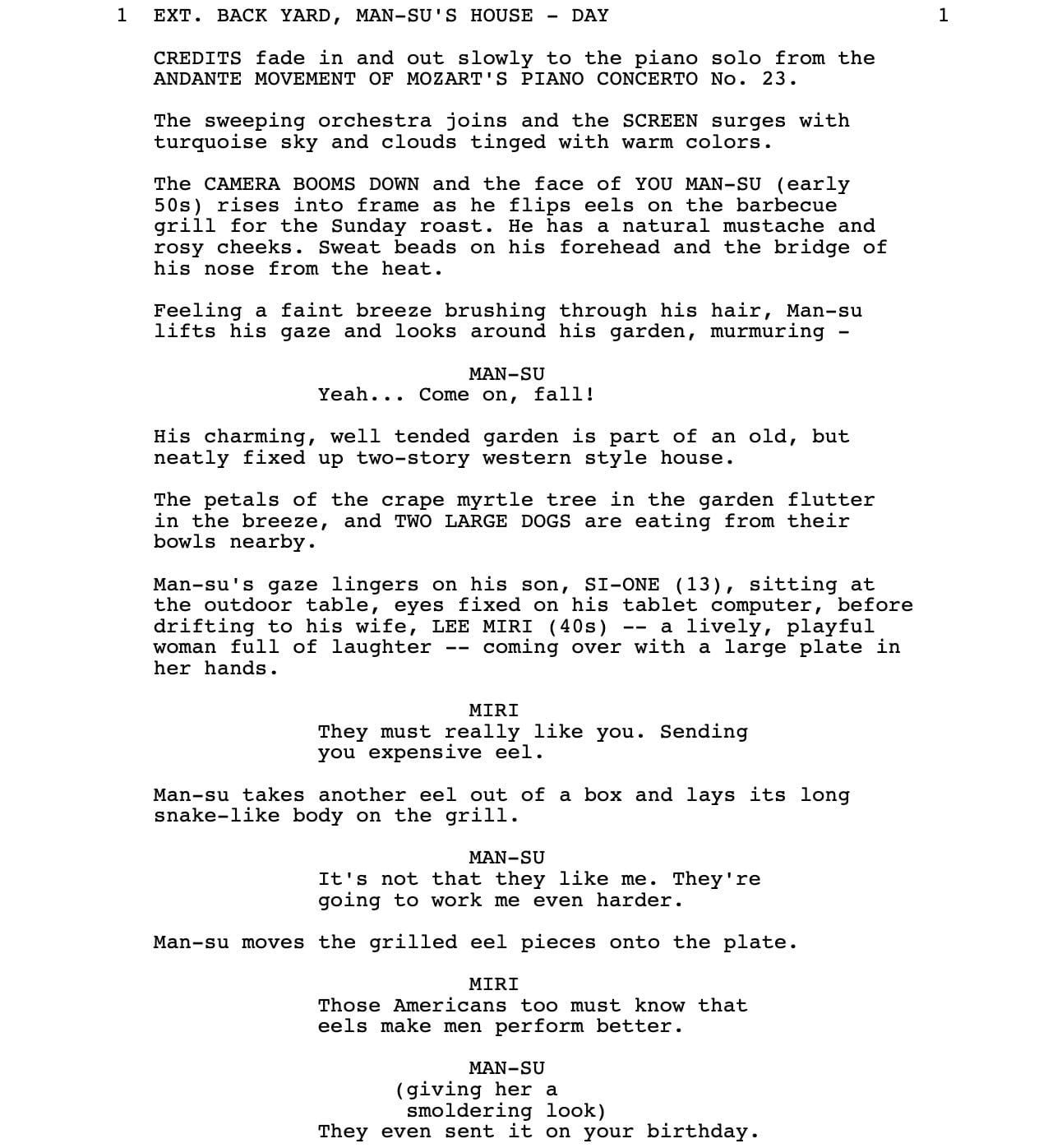 Page One: “No Other Choice” (2025)