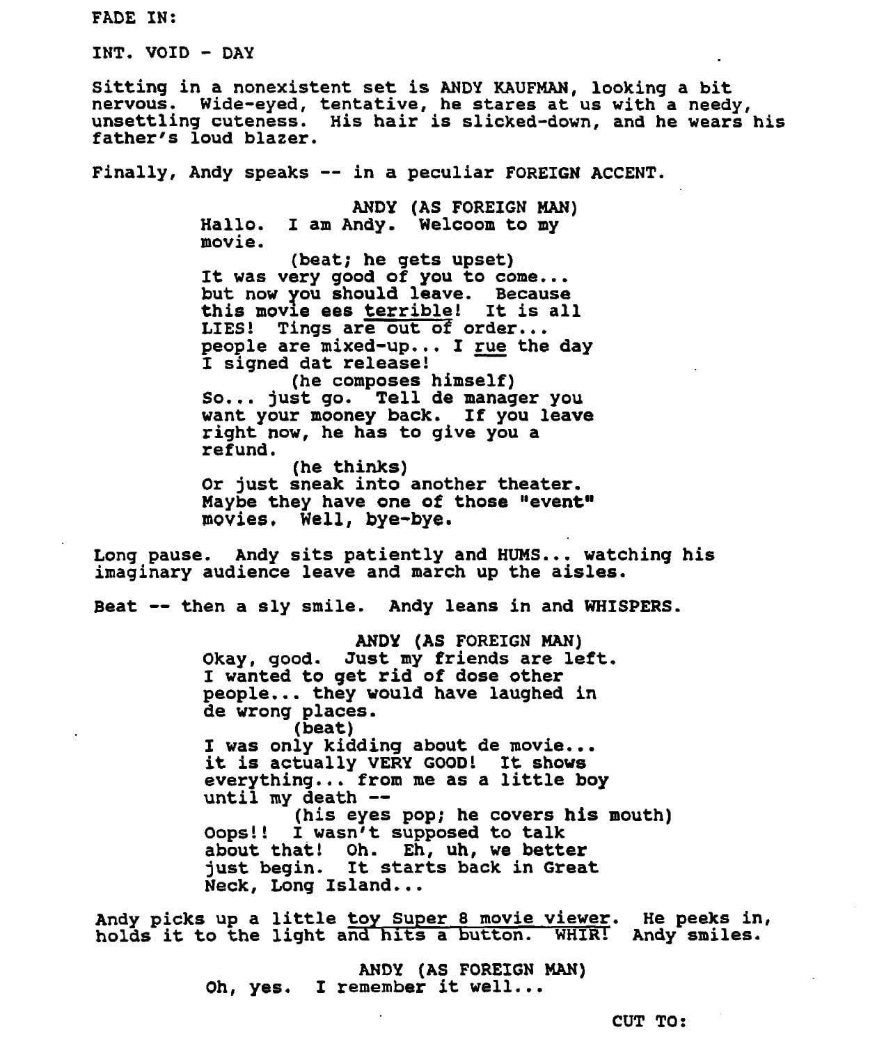 Page One: “Man on the Moon” (1999)
