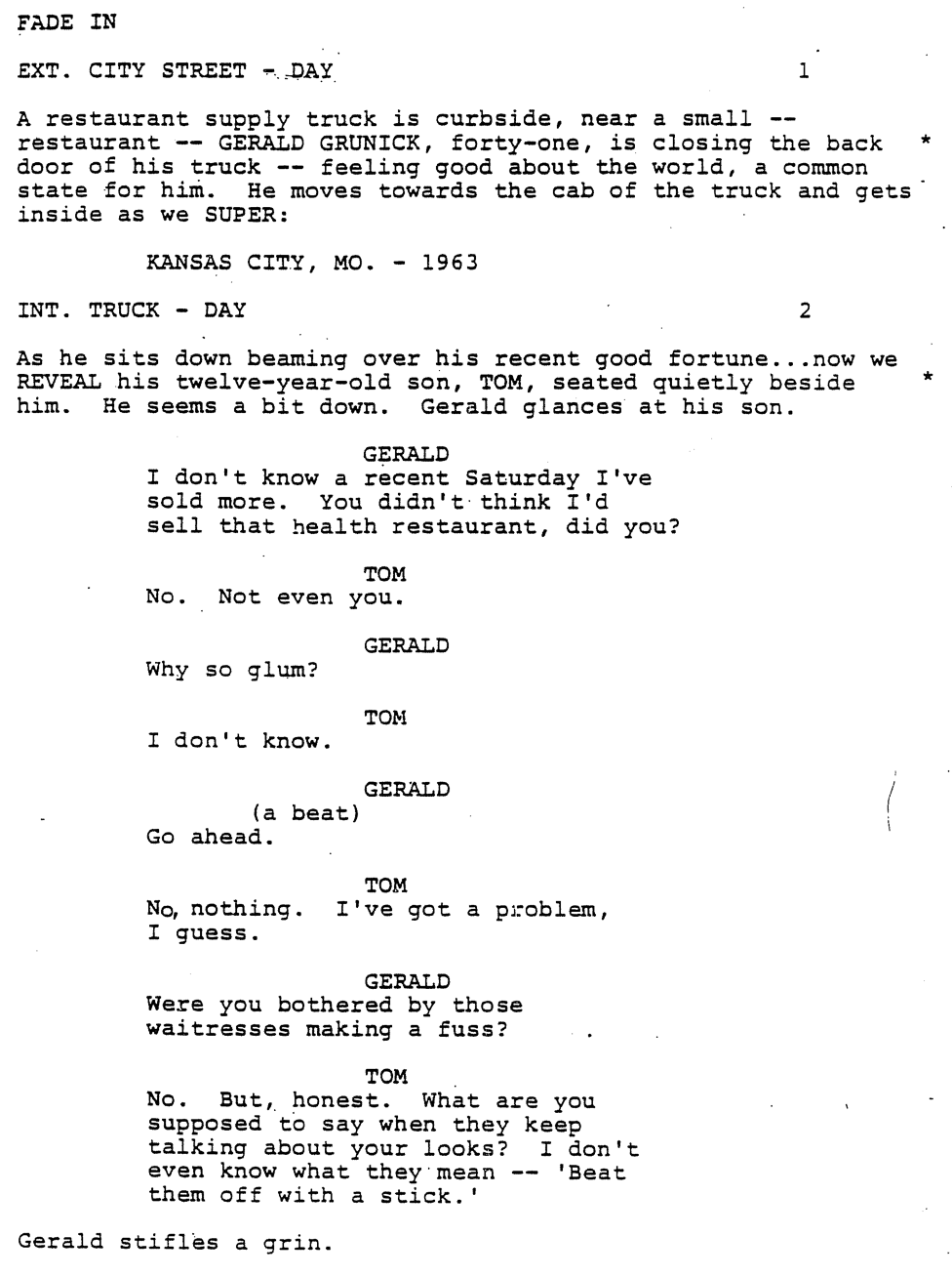 Page One: ‘Broadcast News’ (1987)