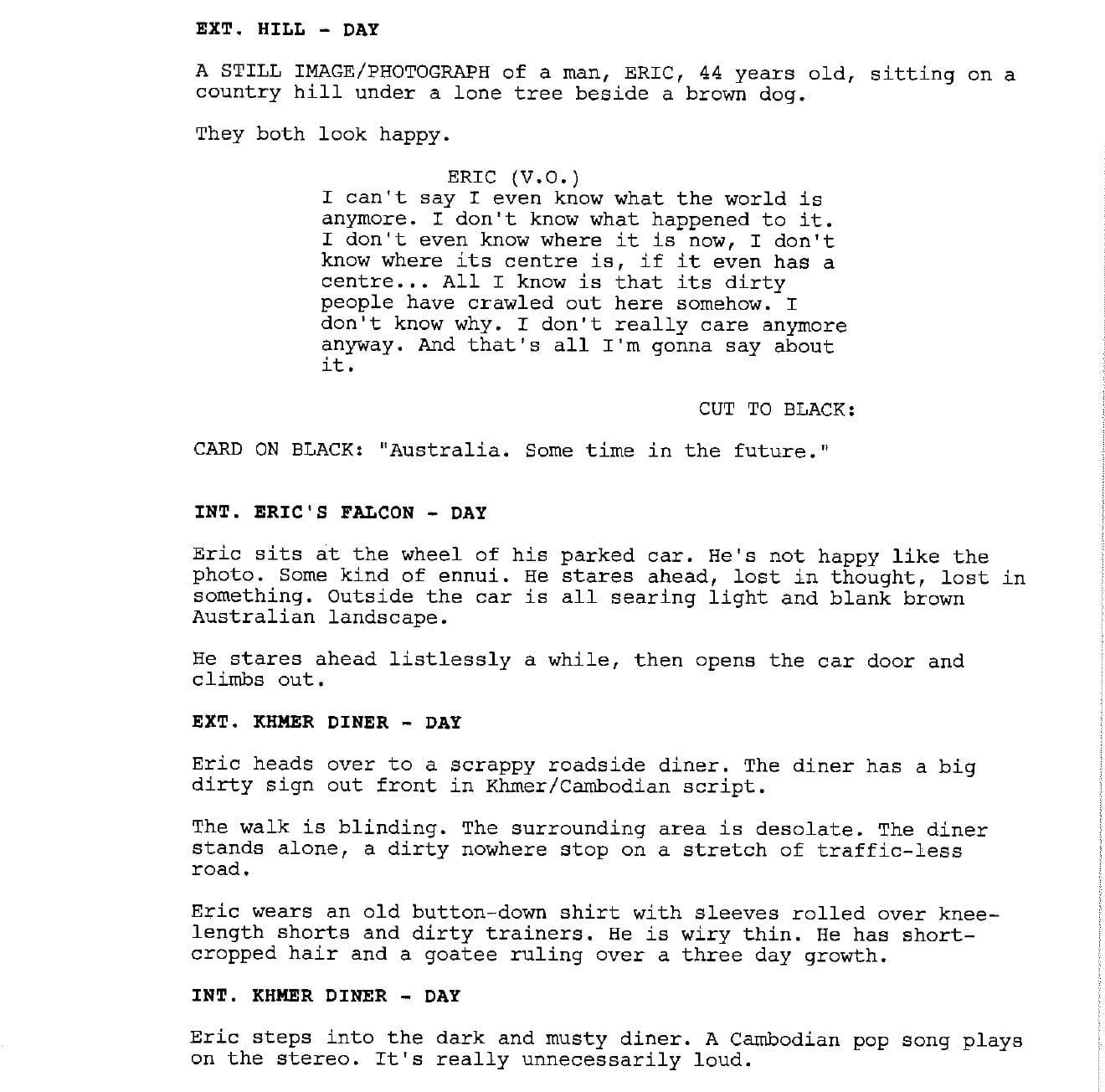 Page One: “The Rover” (2014)