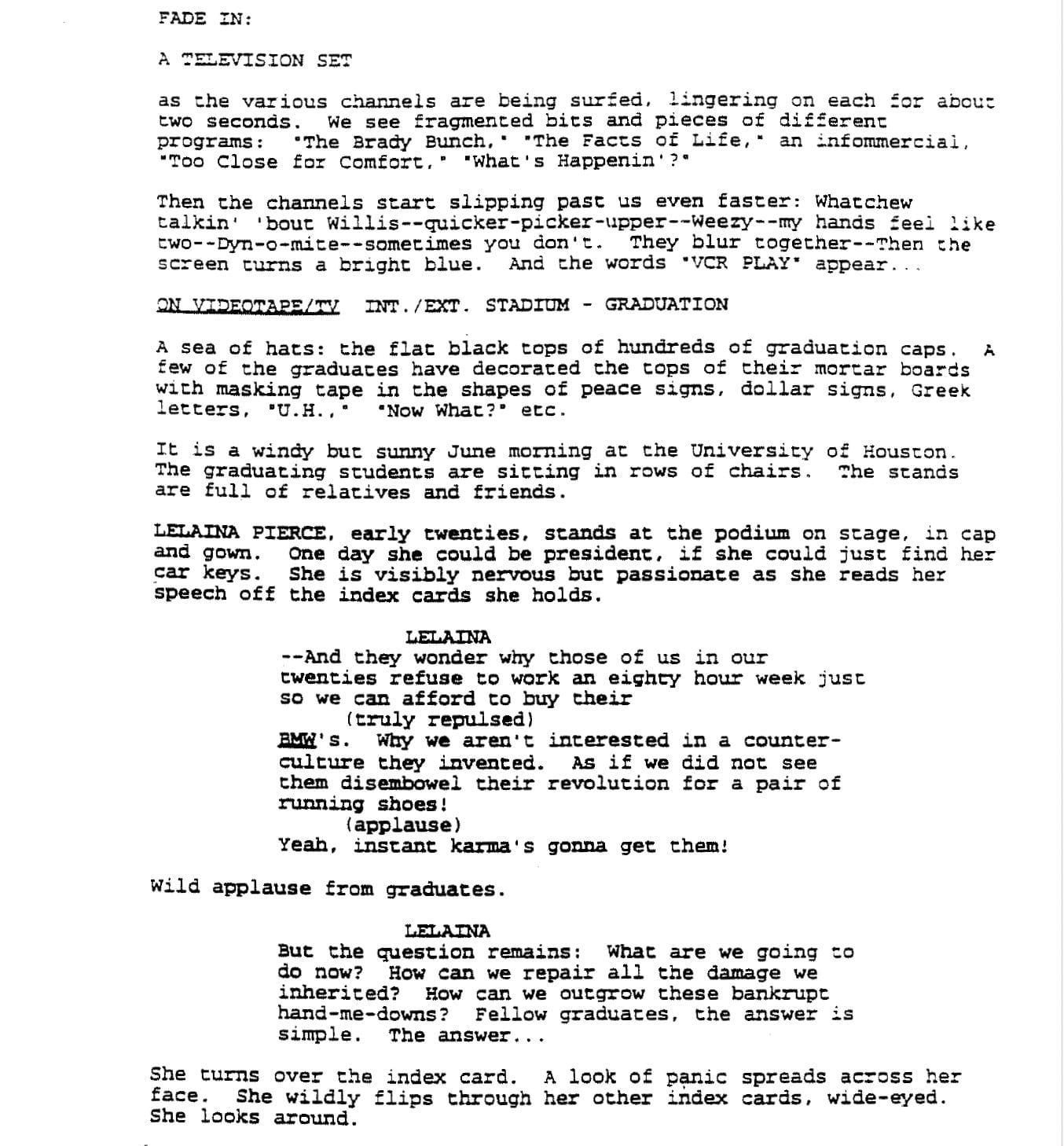 Page One: “Reality Bites” (1994)