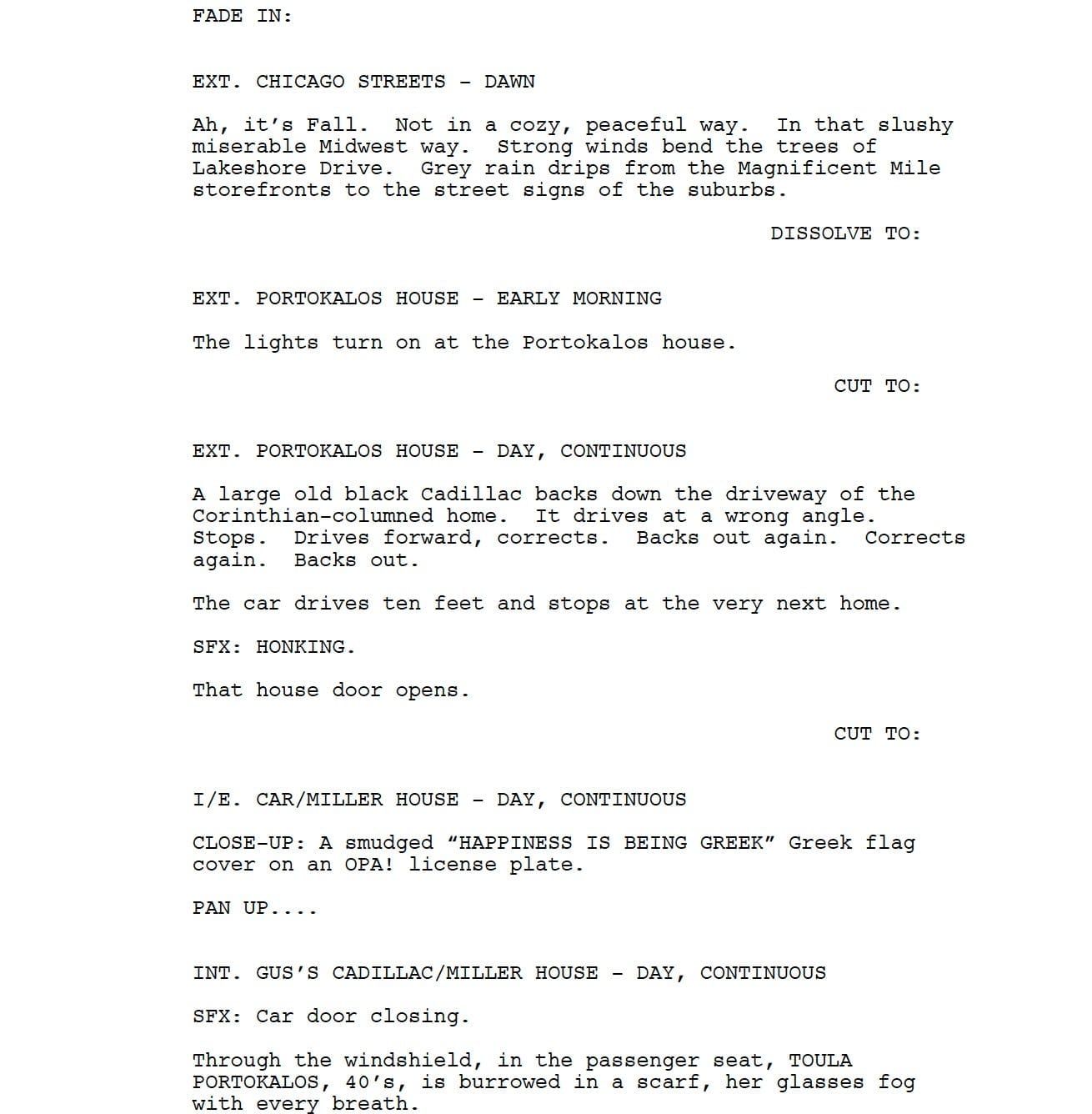 Page One: “My Big Fat Greek Wedding 2” (2016)