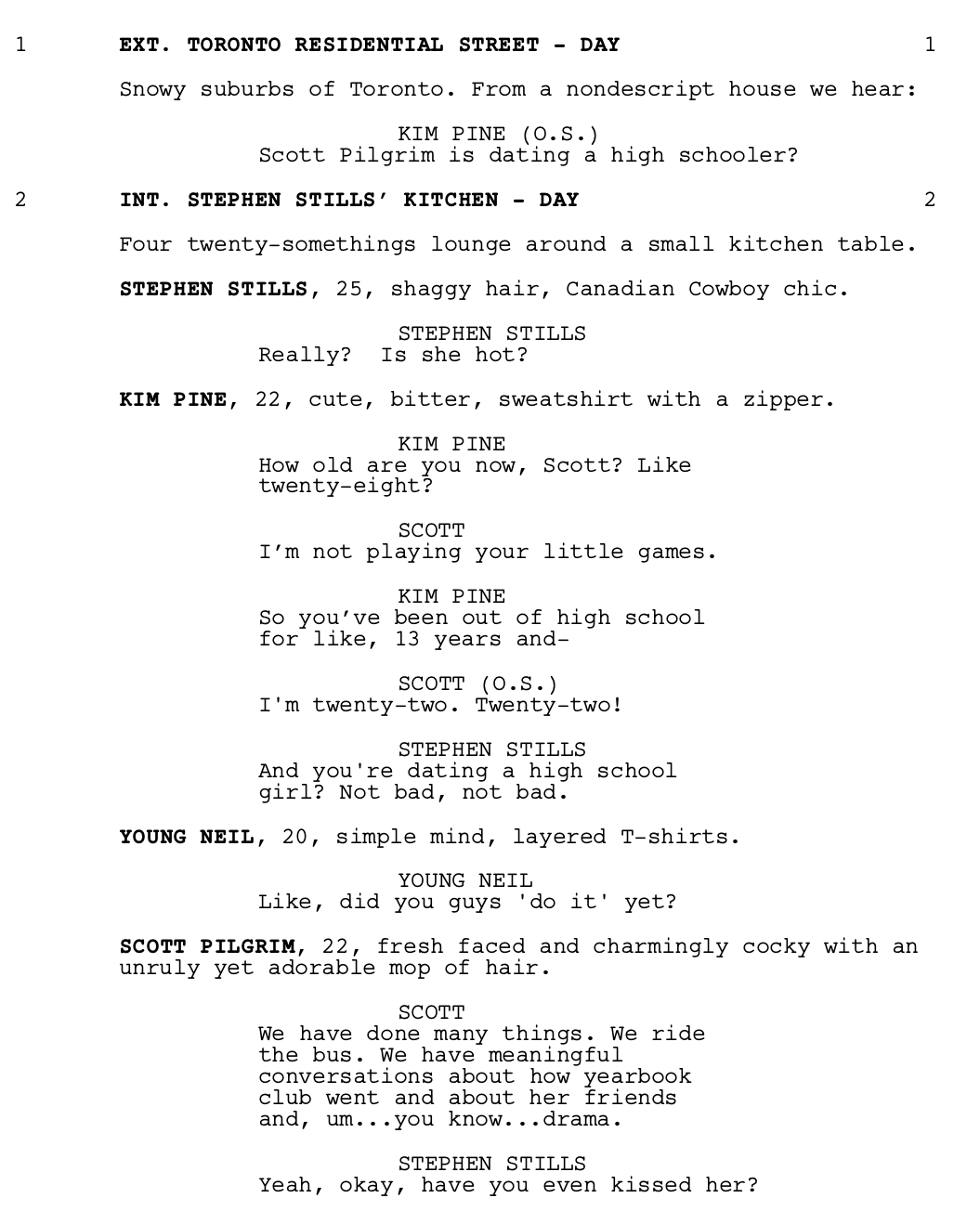 Page One: ‘Scott Pilgrim vs. the World’ (2010)