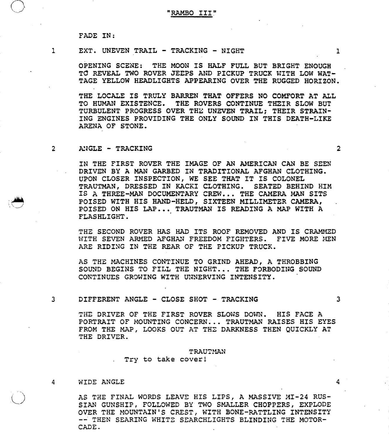 Page One: “Rambo III” (1988)