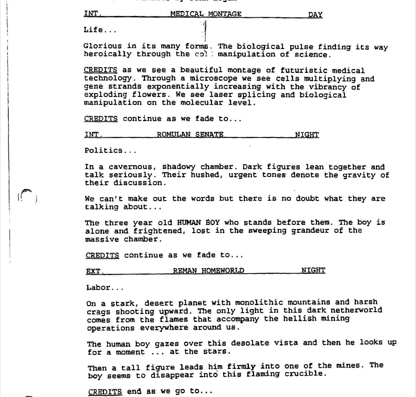 Page One: “Star Trek: Nemesis” (2002)