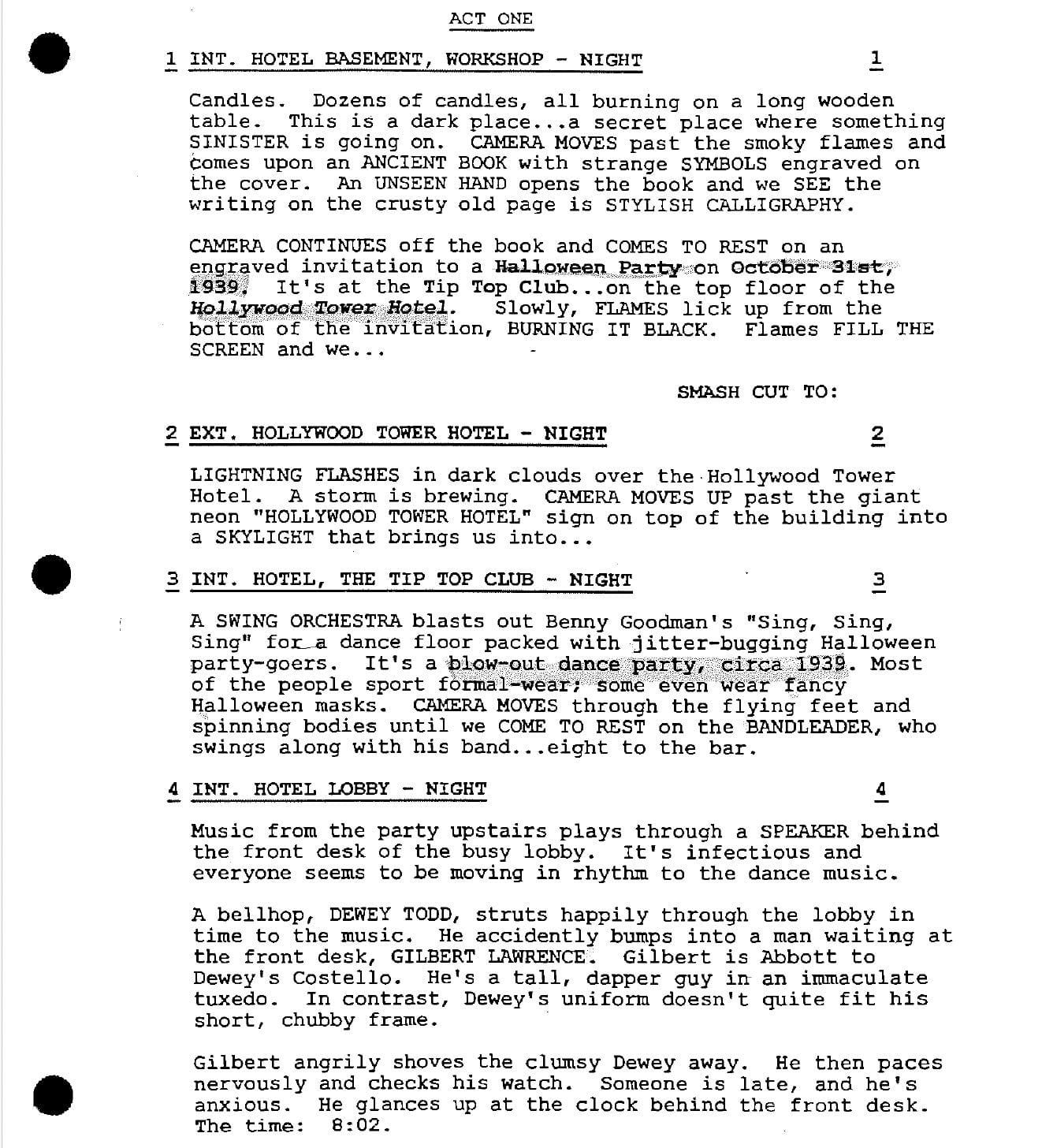Page One: “Tower of Terror” (1997)