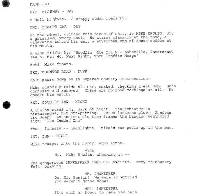 Page One: “1408” (2007)