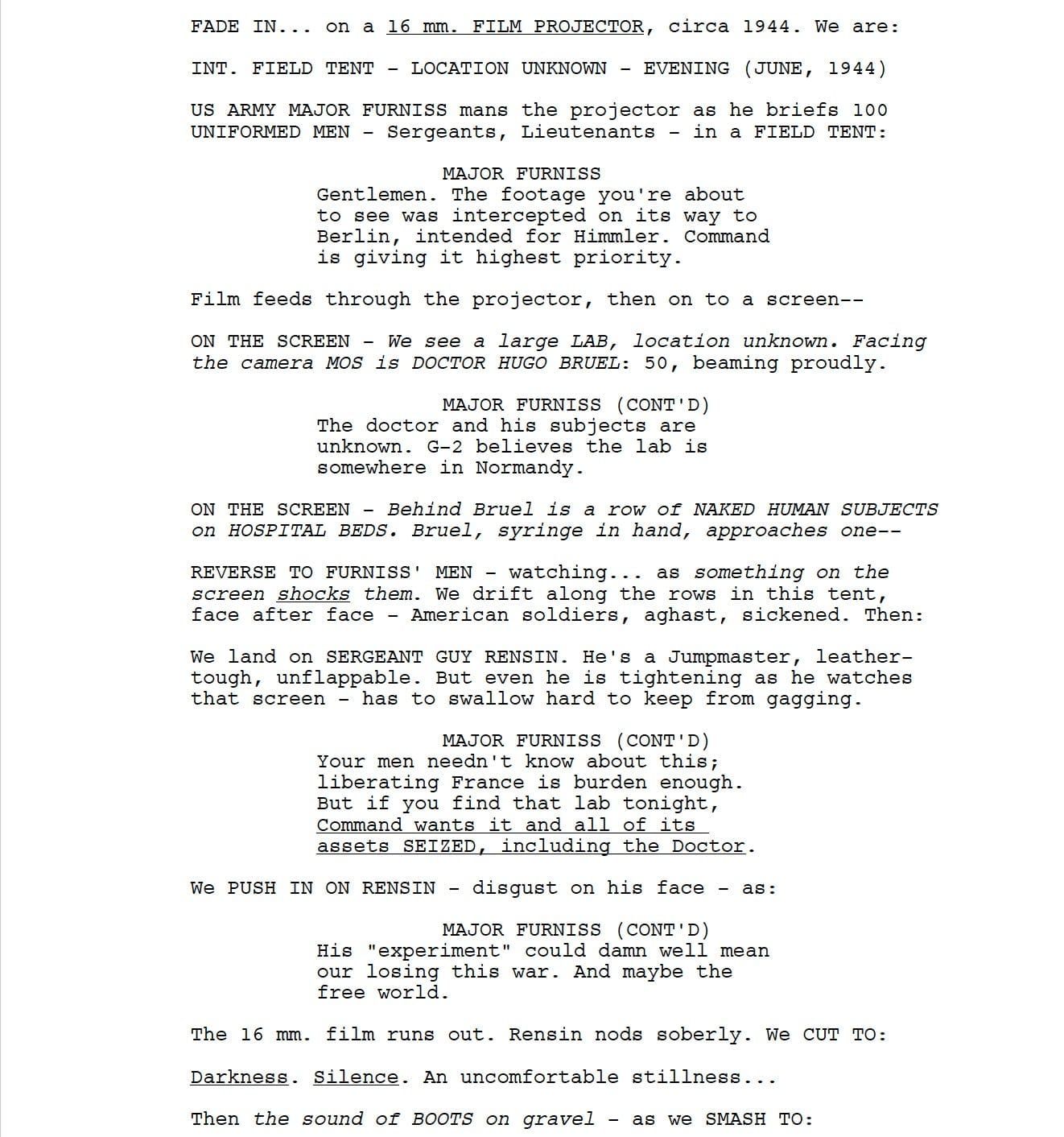 Page One: “Overlord” (2018)