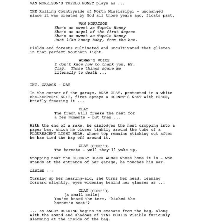Page One: “The Beekeeper” (2024)