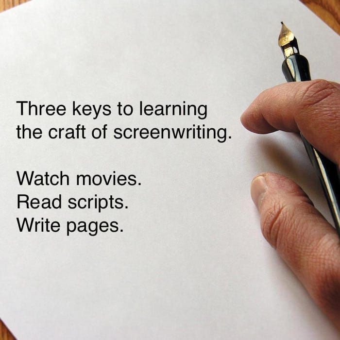 50 Things About Screenwriting