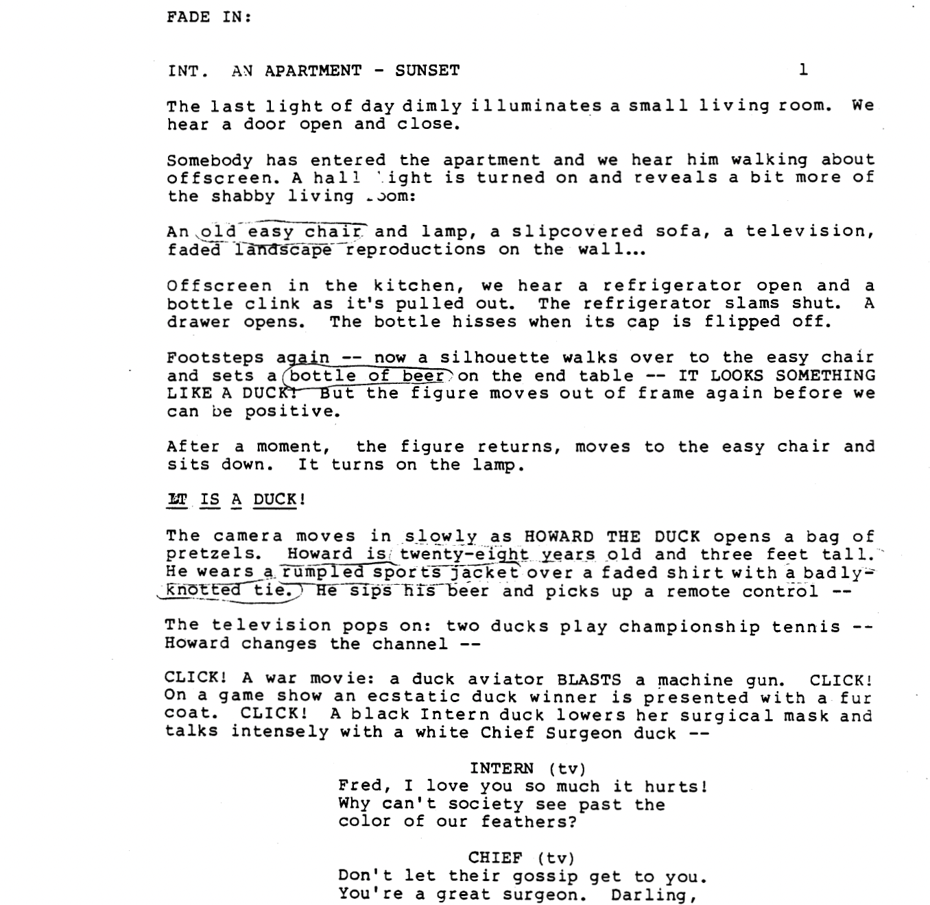 Page One: “Howard the Duck” (1986)
