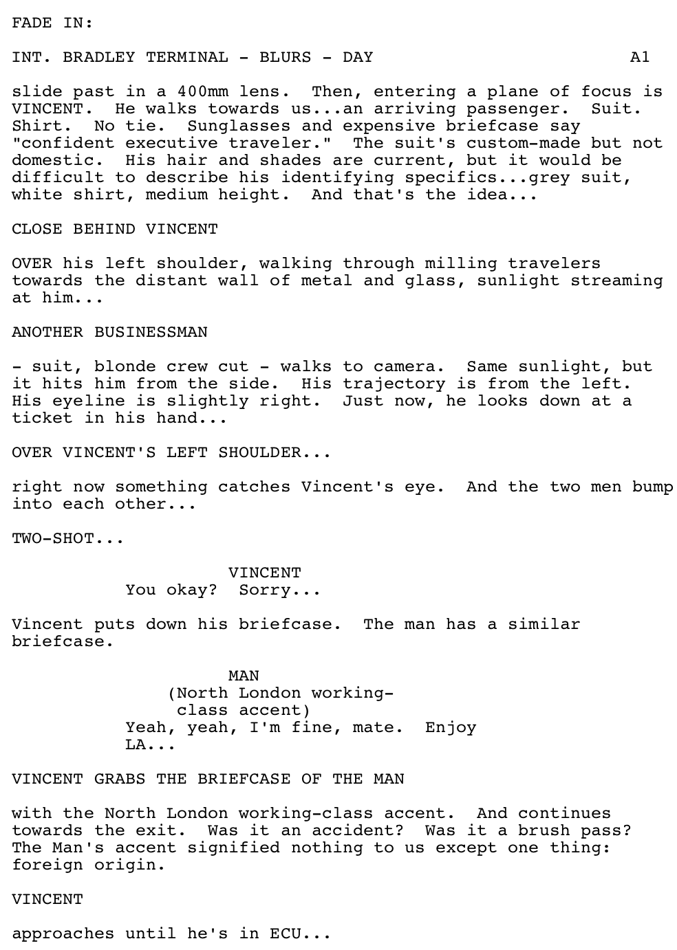 Page One: ‘Collateral’ (2004)