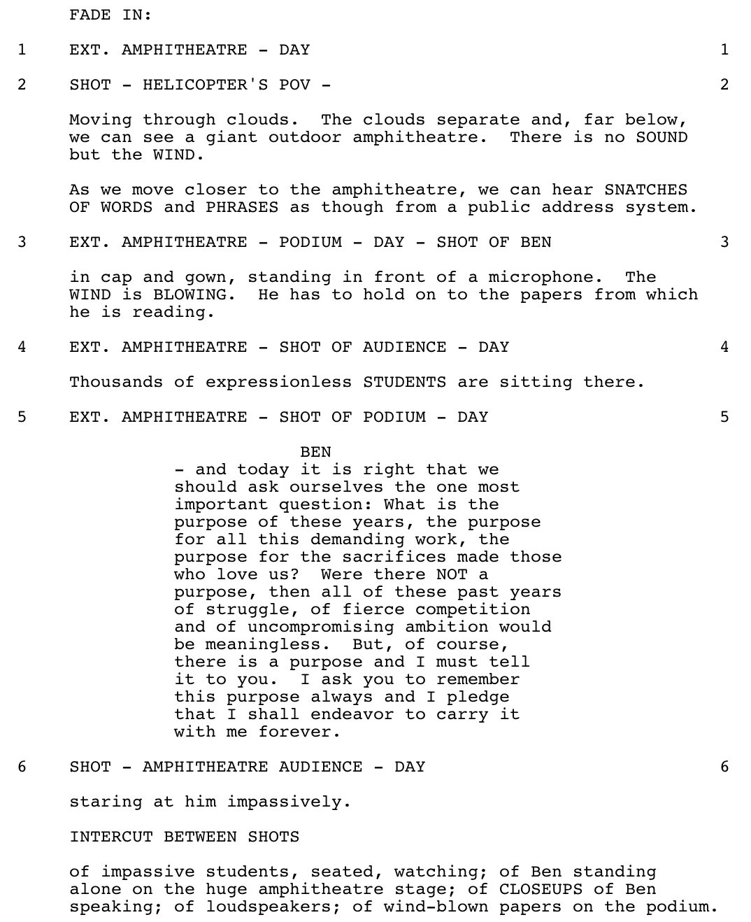 Page One: ‘The Graduate’ (1967)