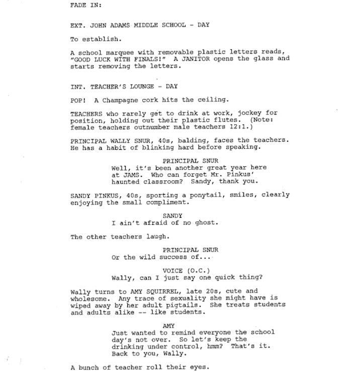 Page One: “Bad Teacher” (2011)