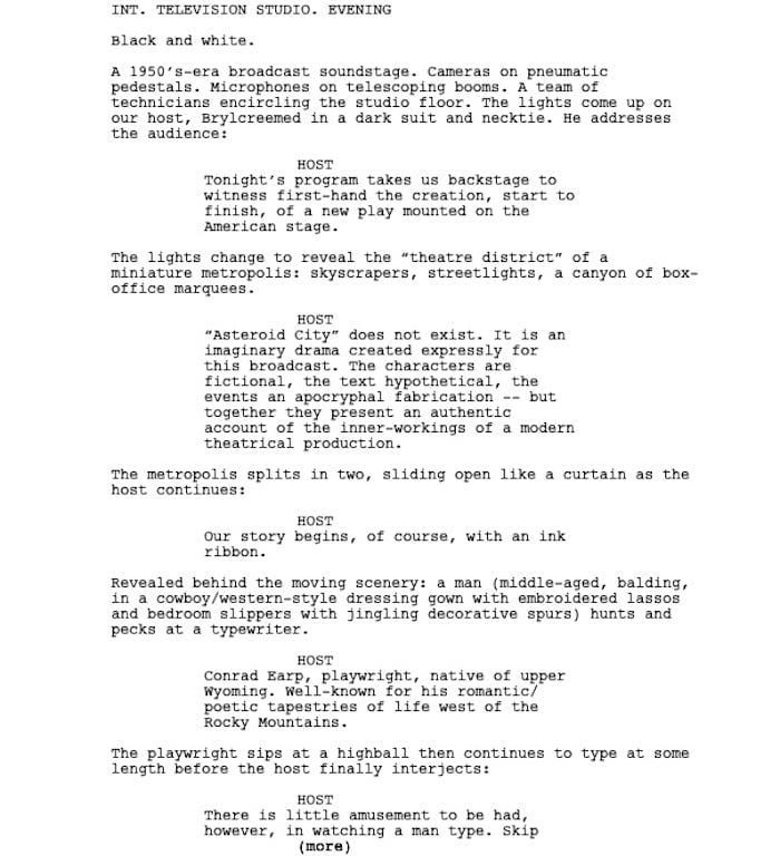 Page One: “Asteroid City” (2023)