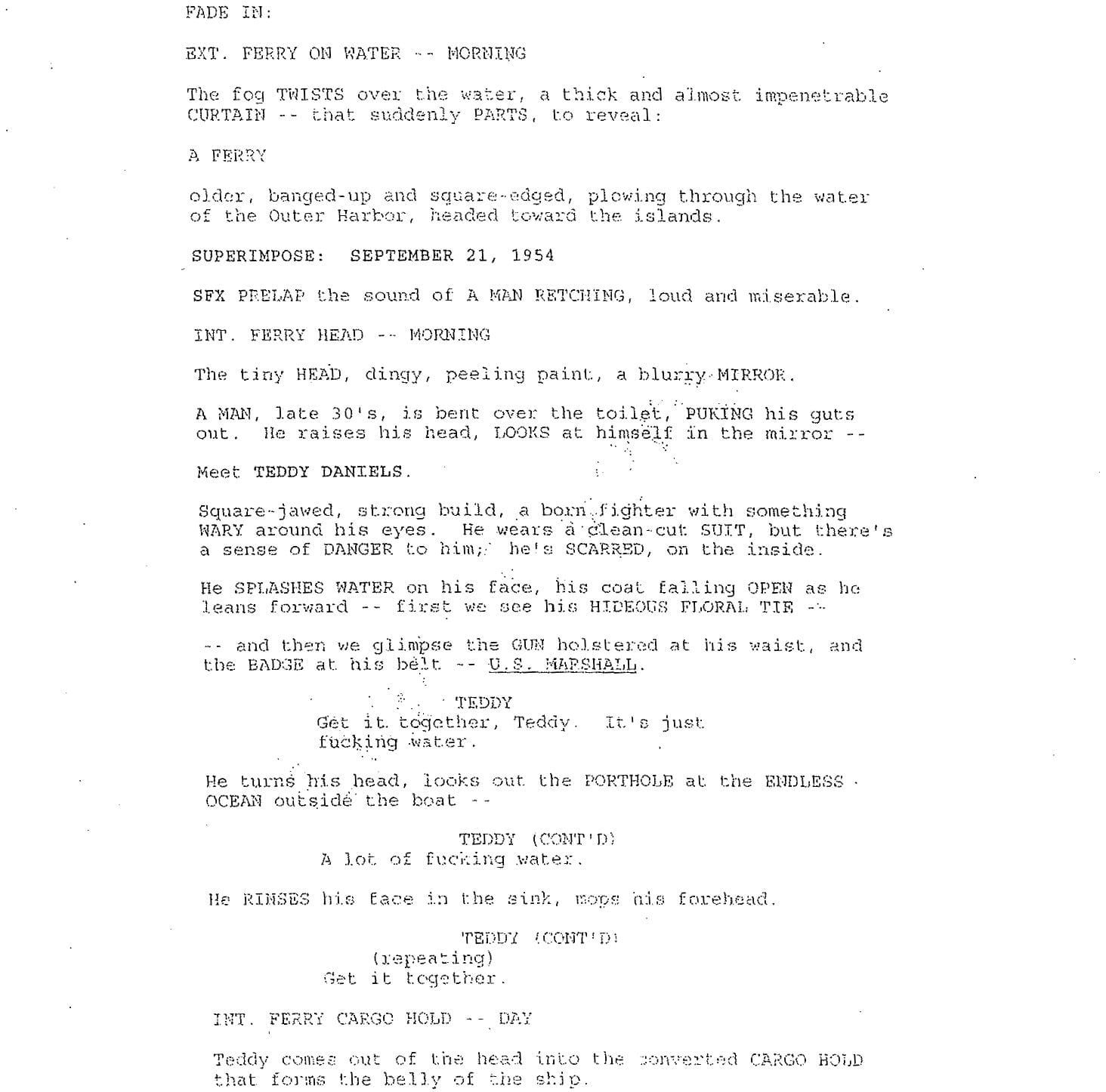 Page One: “Shutter Island” (2010)