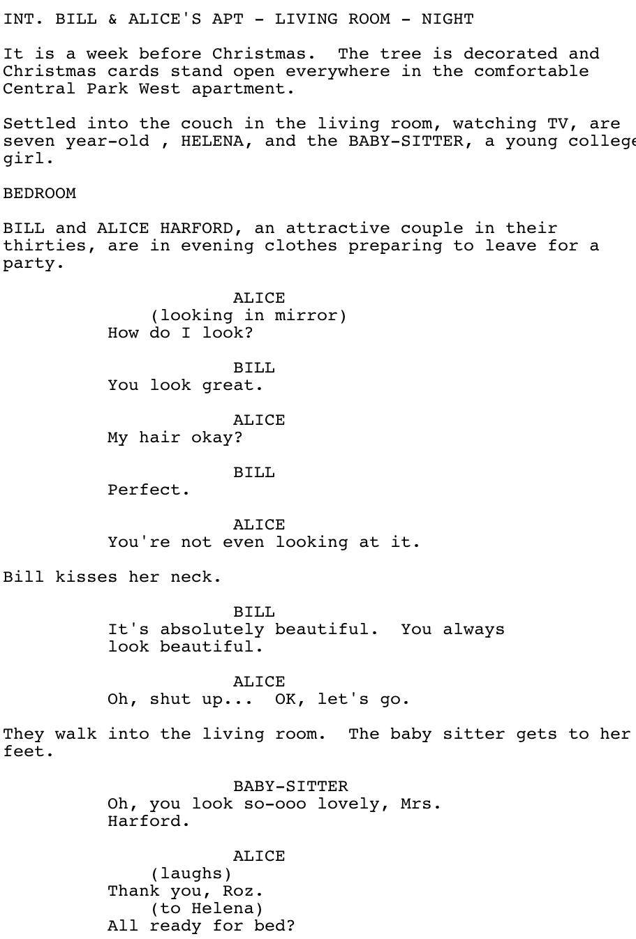 Page One: “Eyes Wide Shut” (1999)
