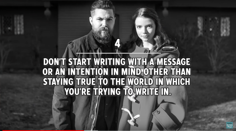Video: 10 Screenwriting Tips from Robert Eggers