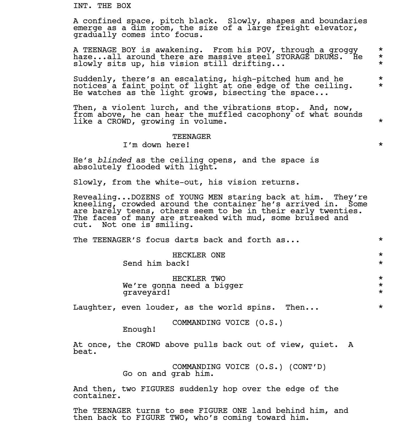Page One: “The Maze Runner” (2014)