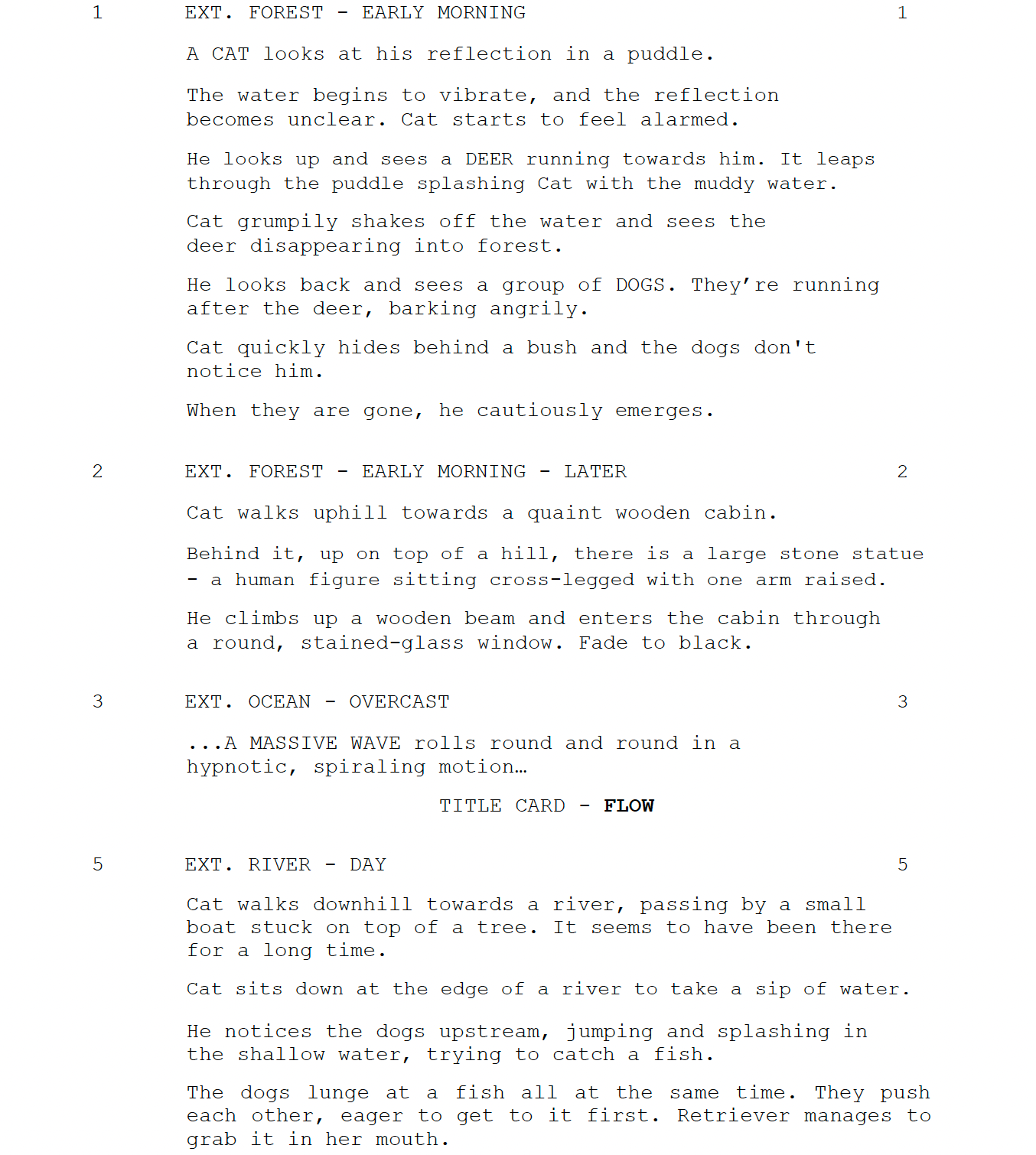 Page One: “Flow” (2024)
