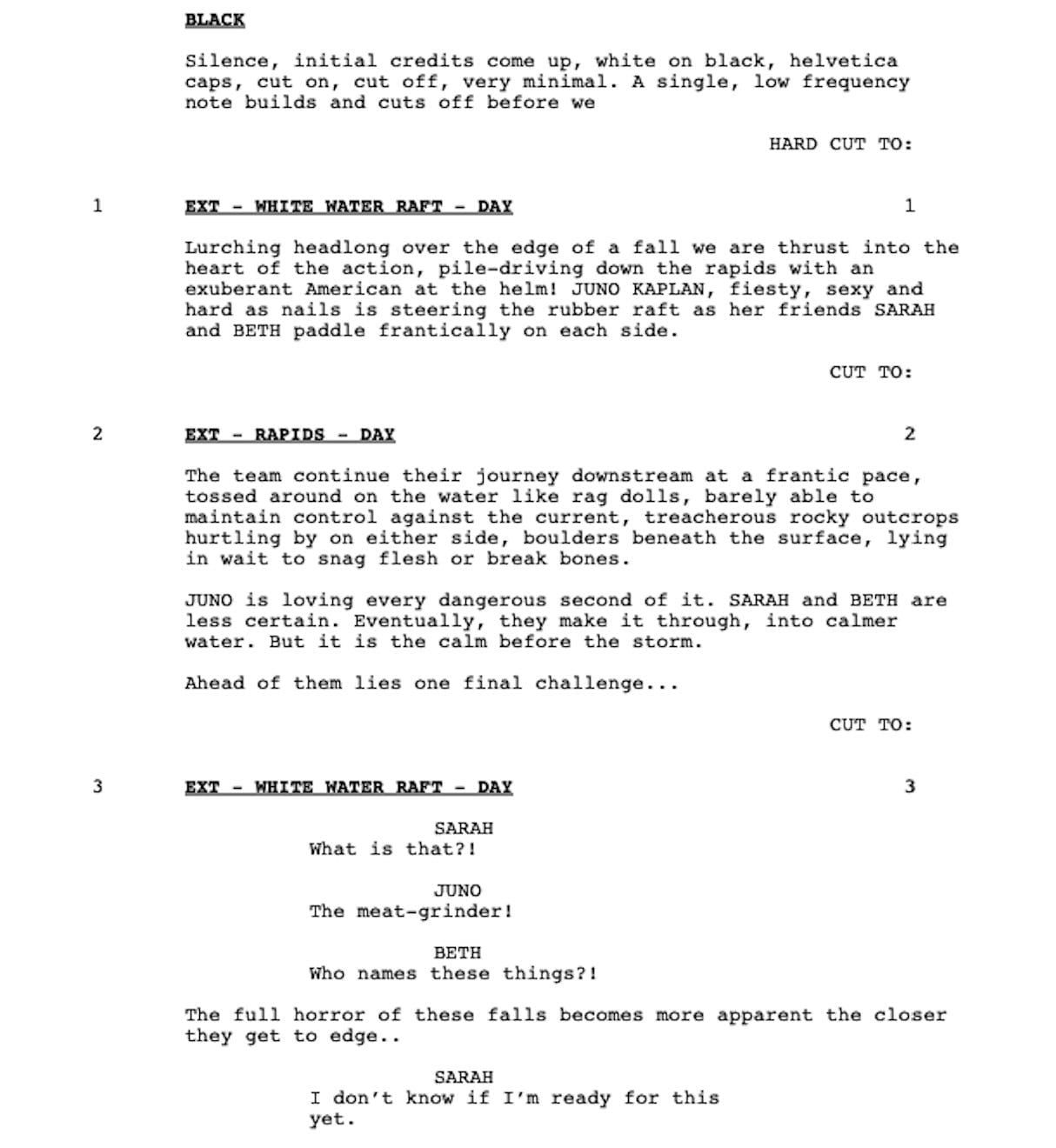 Page One: “The Descent” (2005)