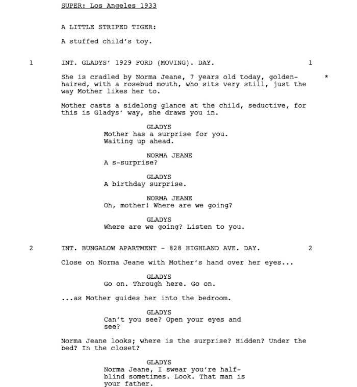 Page One: “Blonde” (2022)