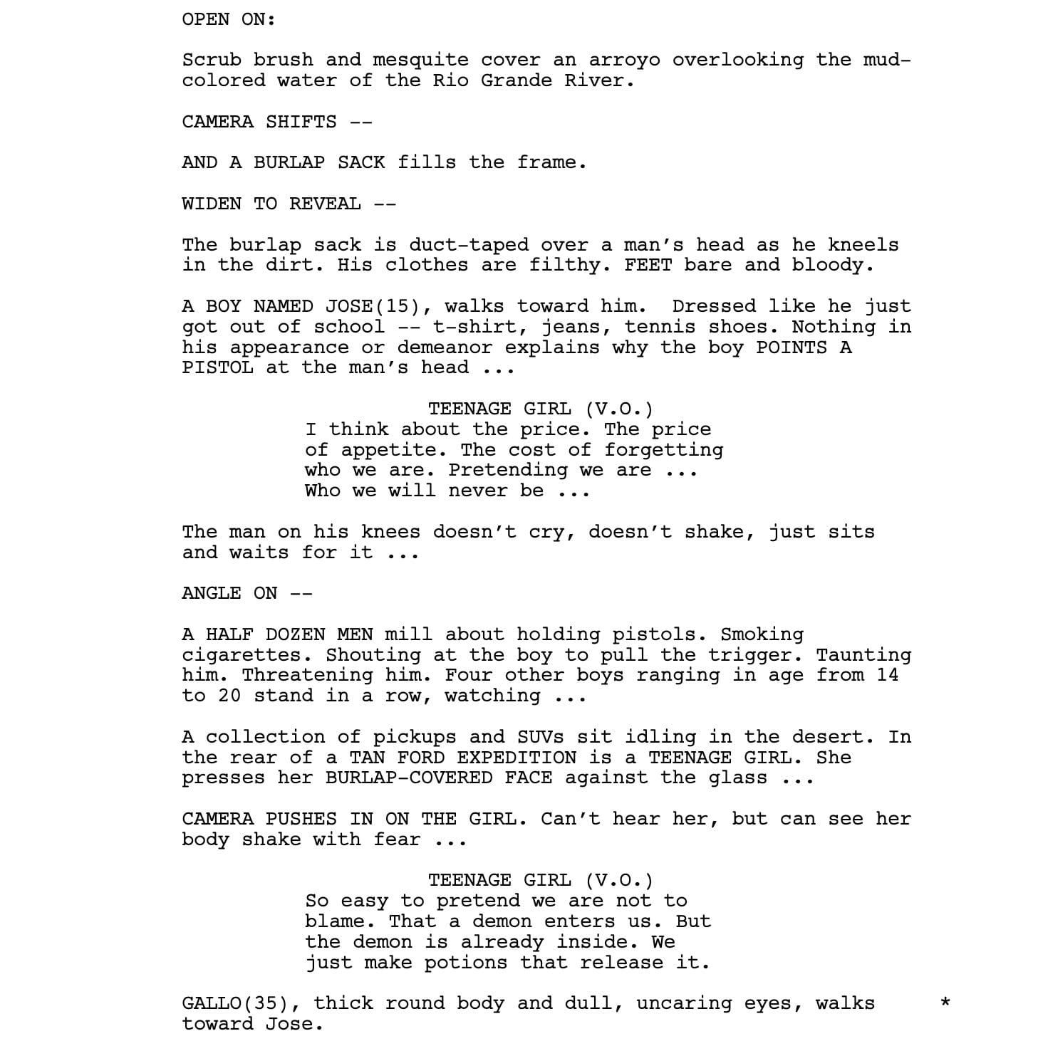 Page One: “Sicario: Day of the Soldado” (2018)