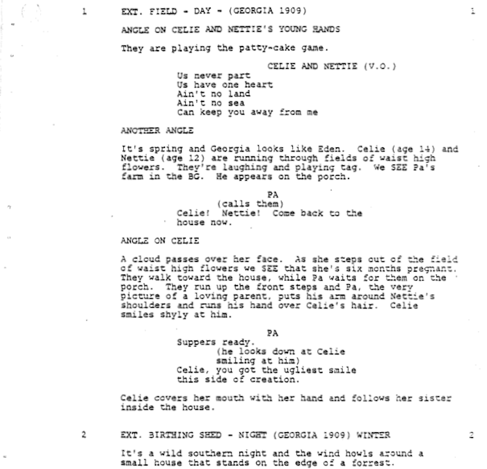 Page One: “The Color Purple” (1985)