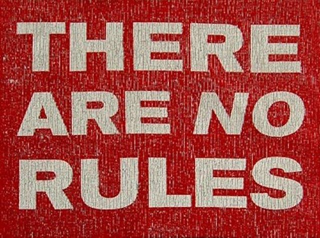 “There are no screenwriting rules”