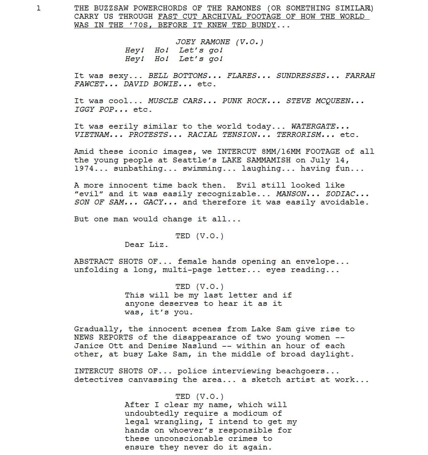 Page One: “Extremely Wicked, Shockingly Evil and Vile” (2019)