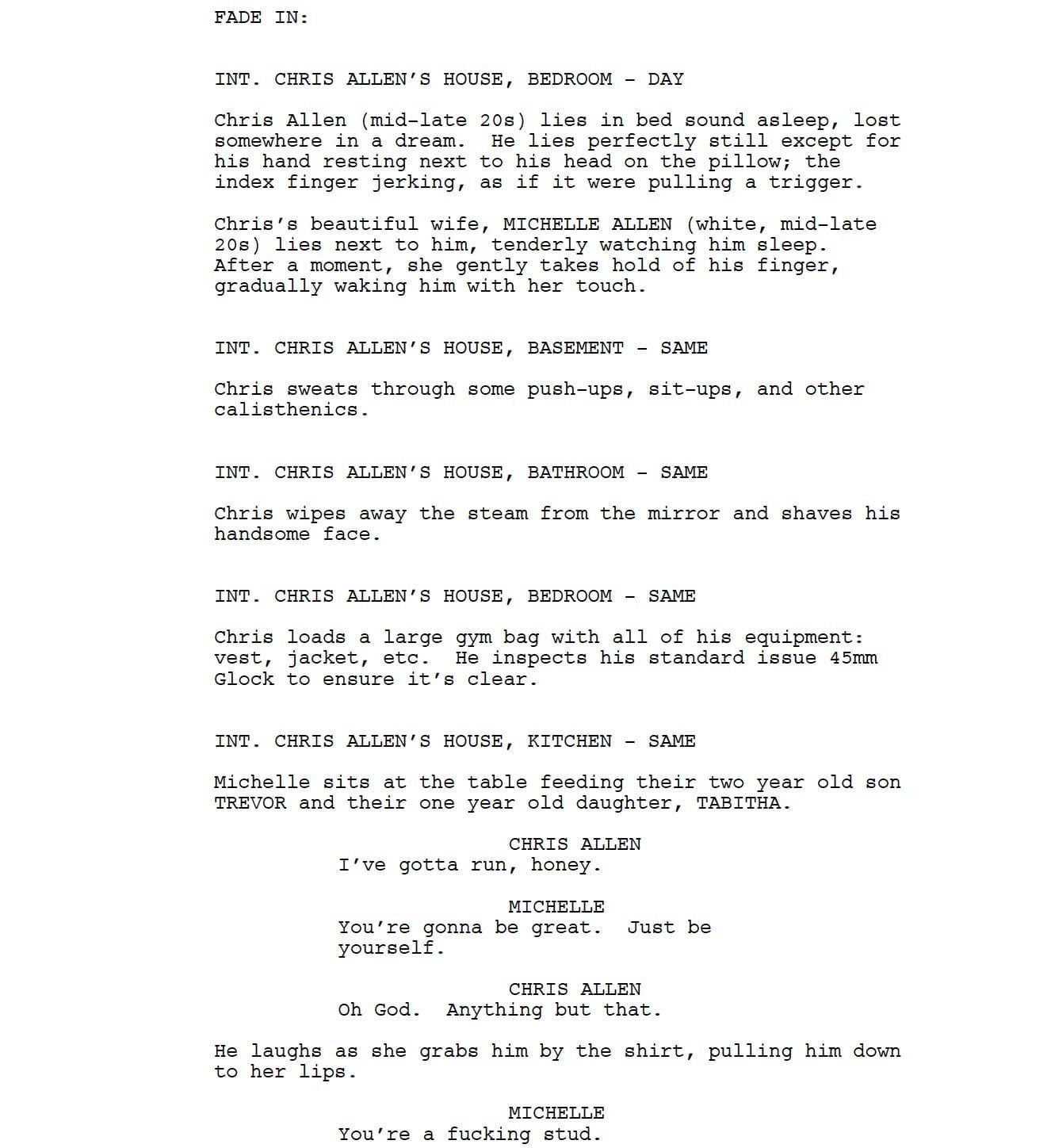 Page One: “Triple 9” (2016)