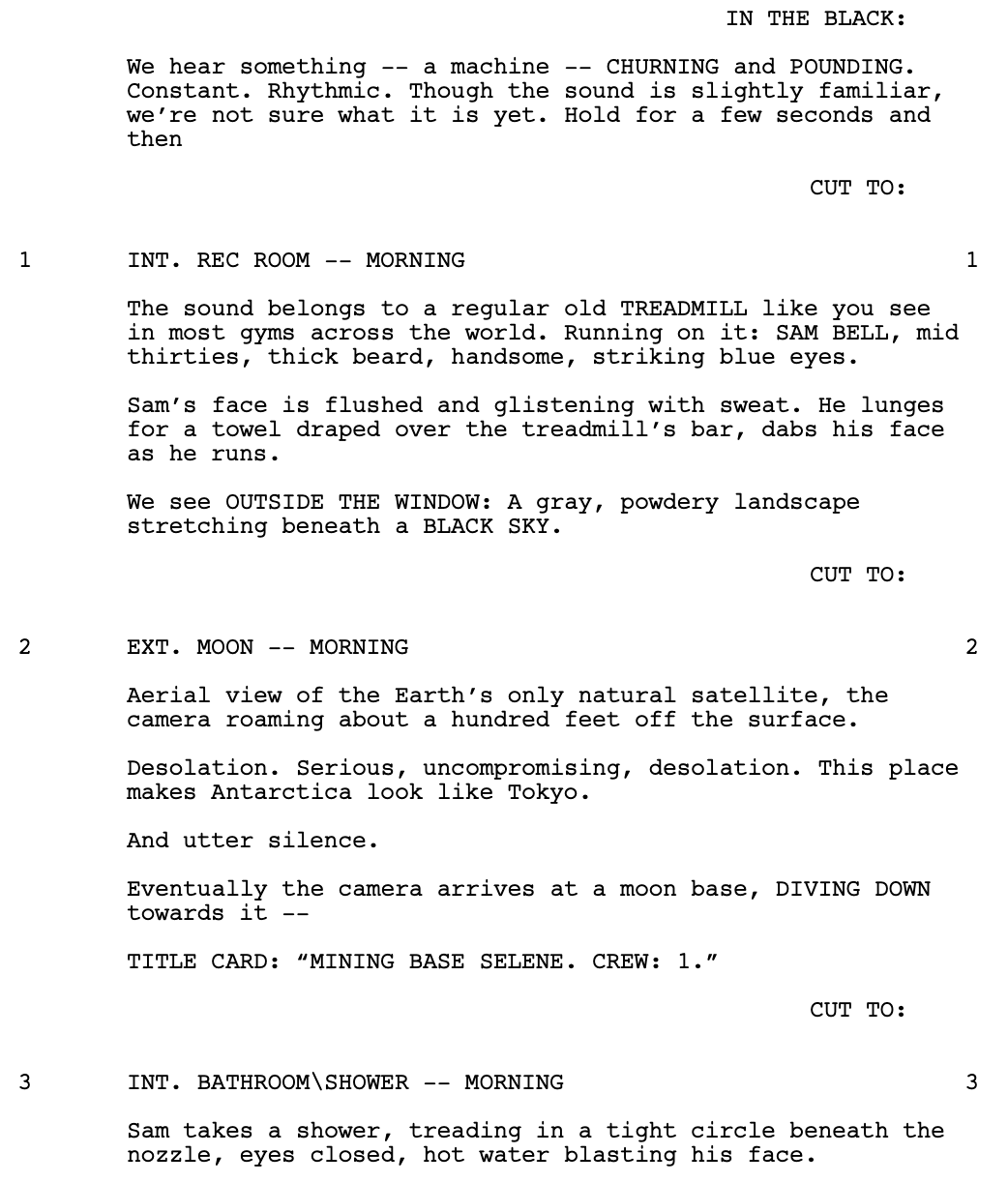 Page One: “Moon” (2009)