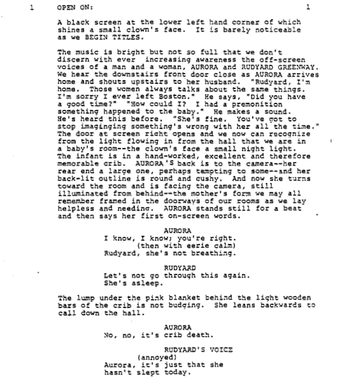 Page One: “Terms of Endearment” (1983)