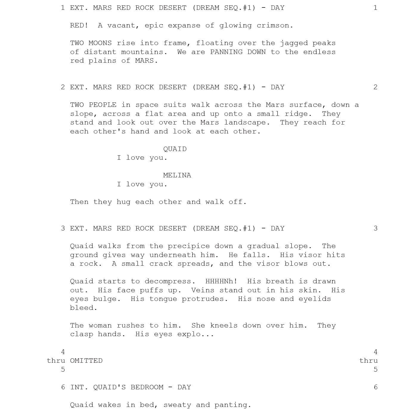 Page One: “Total Recall” (1990)