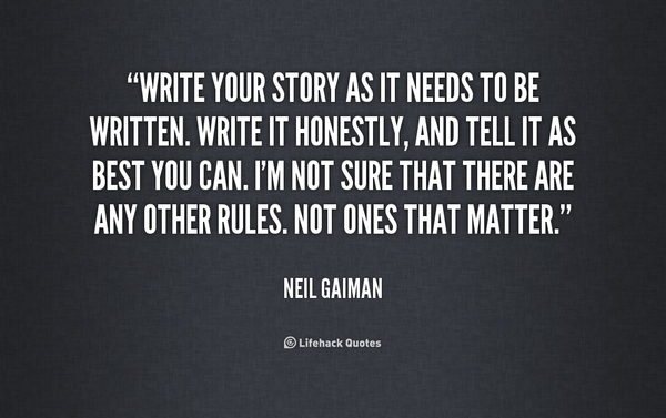 The Spirit Of The Spec (Part 3): You Write Your Story
