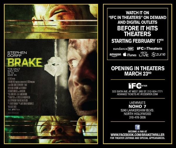 Movie Trailer: “Brake”
