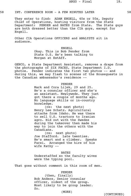 The Toughtest Scene I Wrote: Screenwriter Chris Terrio on “Argo”