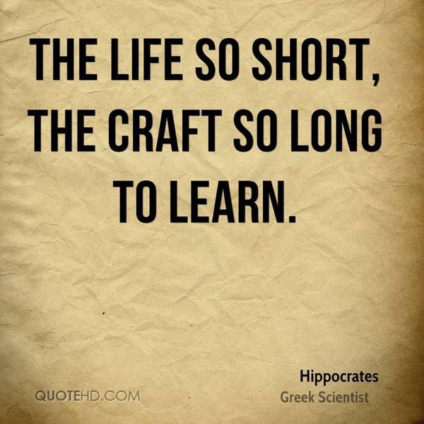 Learn the craft