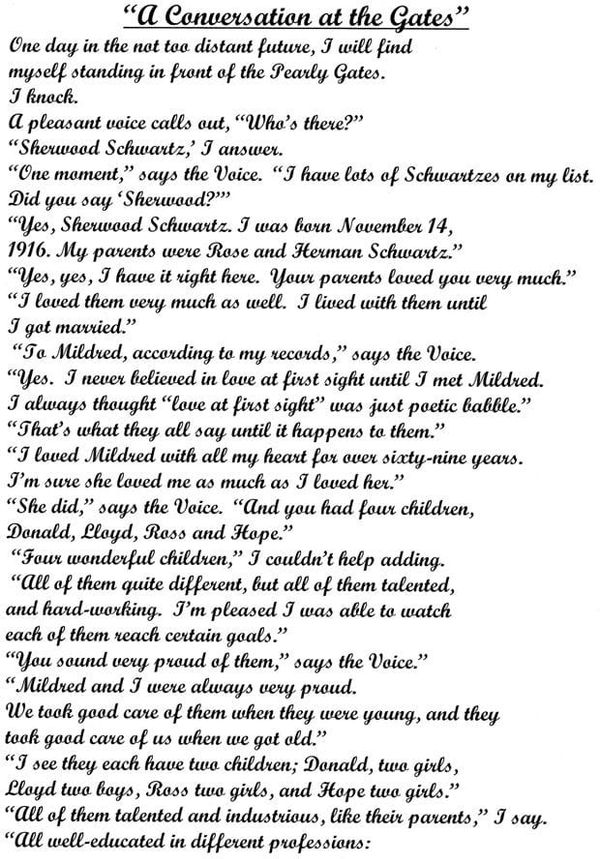 R.I.P.: Sherwood Schwartz