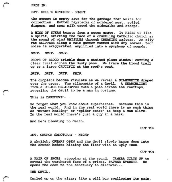 Page One: “Daredevil” (2003)
