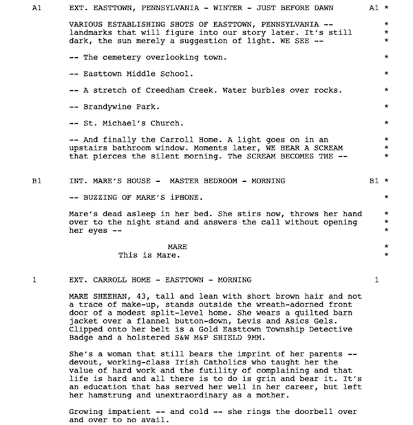 Page One: “Mare of Easttown”