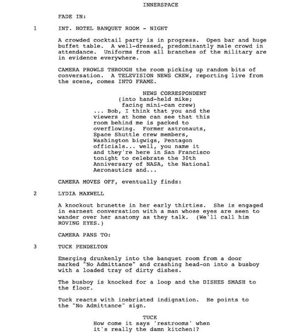 Page One: “Innerspace” (1987)