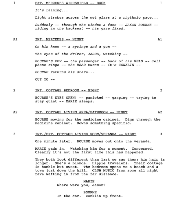 Page One: “The Bourne Supremacy” (2004)