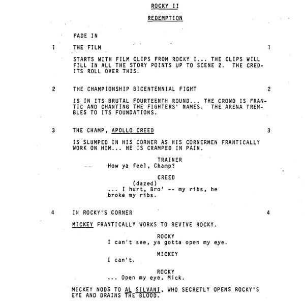 Page One: “Rocky II” (1979)