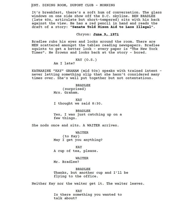 Page One: “The Post” (2017)