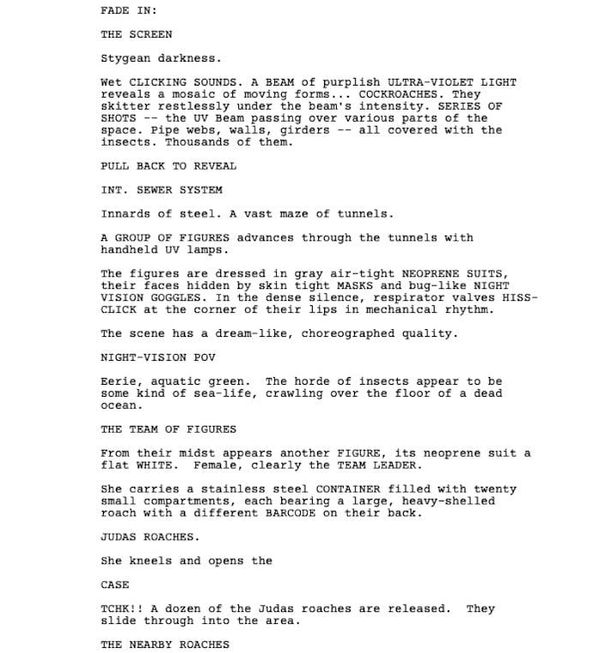 Page One: “Mimic” (1997)