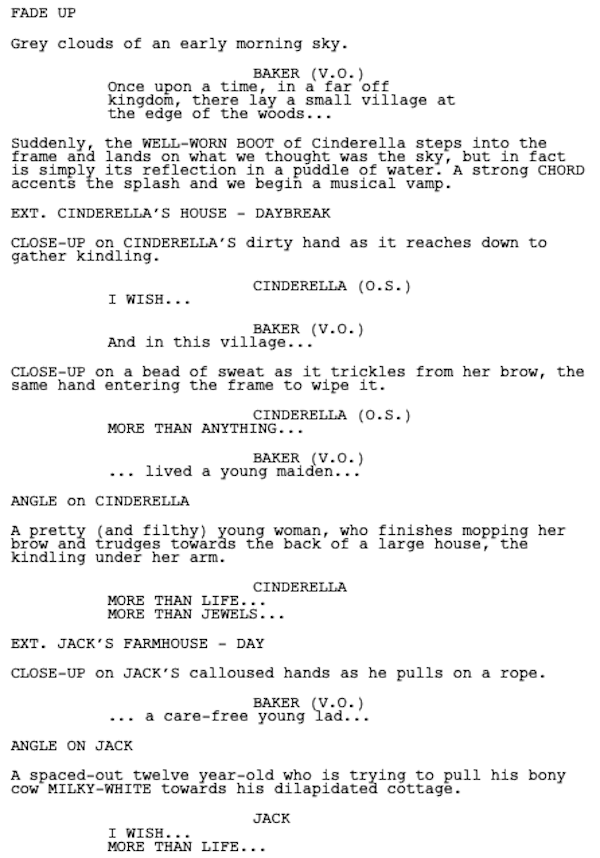Page One: “Into the Woods” (2014)